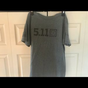 5.11 gray short sleeve t-shirt size M
